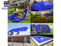 Bâche en PE robuste MILLION 130 g/m², imperméable, enduite de PE, résistante aux déchirures et aux UV, bâche en PE de qualité supérieure