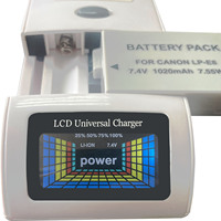 Producto en Oferta, Cargador de Batería Universal para Cámara 2026 con Indicador Luminoso, Ranura y Pin Ajustable para Baterías de Iones de Litio y AA