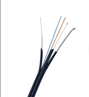 Cable de Fibra Óptica para Exteriores FTTH GJYXFCH con Alambre de Acero y Cubierta Exterior de Lszh/PVC, Cable de Bajada para Temperaturas Operativas