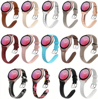 Forwelleny gelang silikon resmi gelang tali gelang Smartwatch bernapas aksesori untuk Samsung untuk Galaxy 7/6 Watch5 Pro