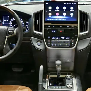A10 Tesla Touch Screen GPS NAVI Car Audio For TOYOTA Land Cruiser LC200 GXR&VXR 2008-2021 with DVD player Autoradio carplay