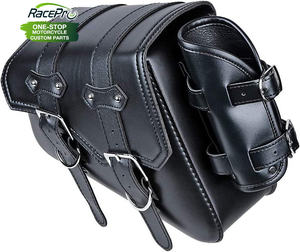 RACEPRO – sacoches en cuir PU pour <span class=keywords><strong>Harley</strong></span> <span class=keywords><strong>Davidson</strong></span> <span class=keywords><strong>Softail</strong></span> Deluxe Dyna Wide Glide Fat Bob, accessoires de moto - Product Image 4