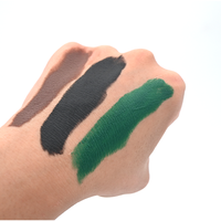 Bâton de peinture pour le visage à base de plantes naturelles 3 couleurs pour adultes, nouveau design, baseball, football, camping, sports - Fournitures de peinture pour les yeux noirs CE
