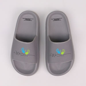 Özelleştirilebilir Logo açık Toe slaytlar yastık yumuşak anti-kaygan su geçirmez nefes hafif özel baskı için terlik - Product Image 1