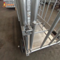 Chariot de transport pour porcelets, chariot de transfert de porcelets, chariot de distribution d'aliments, équipement d'élevage porcin, fabricant, vente en gros sur mesure