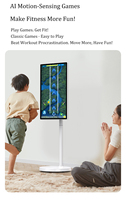 Téléviseur intelligent portable CUHUB 32 pouces 4K avec écran tactile rotatif, affichage LCD sans fil, batterie intégrée pour l'apprentissage vidéo