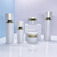 Flacons en verre cosmétiques de luxe avec compte-gouttes et pompe 40ml 100ml 120ml Contenants vides multi-tailles pour huiles essentielles, sérum, liquides