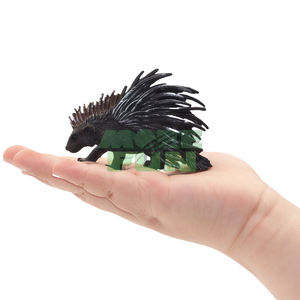 Mainan Model koleksi satwa liar PVC Premium detail <span class=keywords><strong>Quill</strong></span> seperti hidup Pose pertahanan gambar landak sangat realistis - Product Image 1
