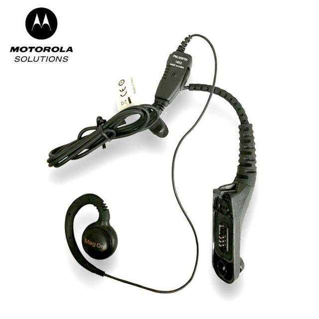 Motorola Mag One PMLN5975 Line Microphone PPT Earphone for motorola DP4000 DP4400 DP4801walkie Talkie
