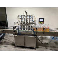 Machine de remplissage entièrement automatique pour jus de fruits, boissons, shampoings et gels douche, en vente flash