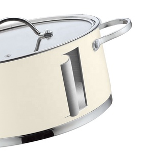 OEM Tùy Chỉnh Hộ Gia Đình Nhà Bếp Hàn Quốc Phong Cách 8Pcs Thép Không Gỉ Đồ Nấu Nướng Súp Nấu Ăn Nồi Bộ - Product Image 3