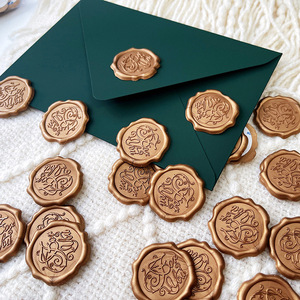 สติกเกอร์ซองจดหมายลายนูนสามมิติสำหรับงานแต่งงานอุปกรณ์เสริมการเชิญ - Product Image 4