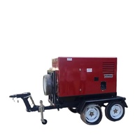 Mesin Las Pipa Tipe Silent Industri 500A Baru, Berpendingin Air, Terintegrasi Stasiun Ganda, Argon Arc, Generator Las Diesel