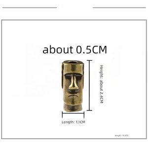 จี้รูปมีด EDC พวงกุญแจทองเหลืองจี้เครื่องประดับแบบทำมือ - Product Image 5