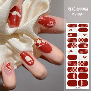 Pegatinas completas para uñas, pegatinas adhesivas para uñas, varios patrones, envolturas para uñas para mujeres, pegatina para uñas de Gel Diy - Product Image 3
