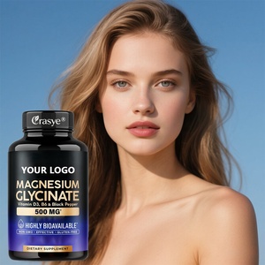 OEM/ODM personalizzabili capsule di glicinato di magnesio 500 mg di glicinato di magnesio integra le pille multivitaminiche per la salute del cuore - Product Image 1