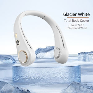 Quiet Work Speed Outdoor Compact Lightweight Cooling Travel Handy Adjustable Angle Neck Wearable <b>Turbo</b> Folding <b>Fan</b> 8h+ Runtime - Product Image 3