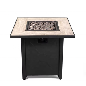 Table à feu avec foyer à gaz pour terrasse en céramique - Product Image 3