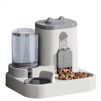 Distributeur d'eau automatique 2-en-1 pour animaux de compagnie, gamelle pour chien, étanche IPX5, en plastique, écologique et résistant aux chutes