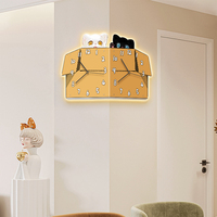 Jam Dinding LED Kustom Grosir Desain Mewah Kontemporer untuk Seni Interior Hotel