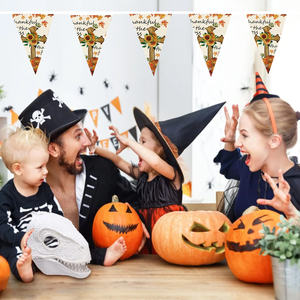 Цифровая печать 14*21 см, треугольный флаг благодарения, Ретро стиль, напечатанный во дворе, вечеринка, создание атмосферы - Product Image 4