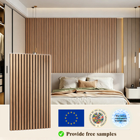 Panel de Pared Acústico de Chapa de Madera Real de 21 mm de Primera Calidad al por Mayor para Áticos, Salas de Estudio y Proyectos, Precio de Fábrica