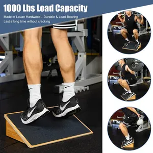 Harbour 1000 Lbs capacità di peso in legno, tavola inclinata flessibile per allenamento per squat