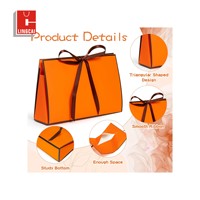 Nouveau design, logo personnalisé, emballage en papier pour petites entreprises, sac en papier, sac cadeau pour perruque, parfum