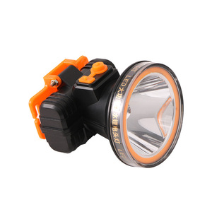 Lampe frontale LED rechargeable 2000 mAh avec bandeau réglable pour la pêche, le travail et l'exploitation minière en extérieur - Product Image 1