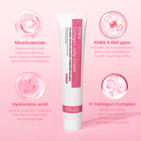 Crème Visage Gel Coréen au Collagène Effet Super Éclaircissant Marque Blanche, Gelée Rose