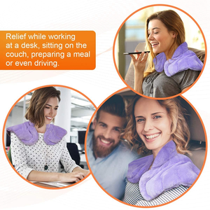 Coussin chauffant pour le <span class=keywords><strong>cou</strong></span>, <span class=keywords><strong>chauffe</strong></span>-<span class=keywords><strong>cou</strong></span> <span class=keywords><strong>micro</strong></span>-ondable avec chaleur humide pour soulager le stress et la douleur, <span class=keywords><strong>chauffe</strong></span>-<span class=keywords><strong>cou</strong></span> <span class=keywords><strong>micro</strong></span>-ondable pour femme - Product Image 5