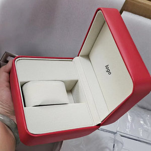 Estuche de Cuero Económico para un Solo Reloj, Juego Completo de Caja de Empaque para Reloj con Bolsa de Regalo, Tarjeta y Certificado, Caja con Logotipo Personalizado - Product Image 6