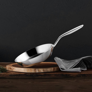 Chất lượng tuyệt vời thép không gỉ không dính Fry Pan trứng kim loại mini Frying Pan - Product Image 3