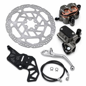 <span class=keywords><strong>Kit</strong></span> Freno Idraulico Posteriore Sur-Ron Light Bee X Ultra Bee, Pinza CNC a 4 Pistoni, Rotore Flottante, Cilindro Principale DOT4, Compatibile con Talaria XXX - Product Image 1