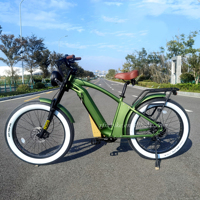 Vélo Électrique Tout-Terrain 750W Pneus Larges 48V 15Ah Batterie Grande Capacité 26 Pouces VTT Électrique Puissant