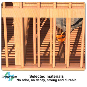 Goedkope op maat gemaakte luxe buitenkooi voor duiven, weerbestendig, van hout, voor de veredeling van duiven, te koop - Product Image 3