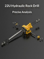 Accessoires pour perforatrice hydraulique : Manchon d'entraînement à piston d'impact 1840, Manchon triangulaire argenté, Manchon à quatre griffes, Butée de tête de lavage