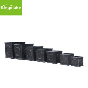 Pot bunga dan pot tanaman luar ruangan, pot bunga semen taman, dekorasi luar ruangan, pot bunga lantai besar untuk tanaman - Product Image 5