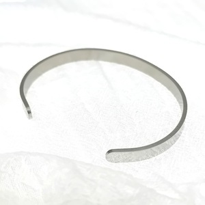Brazalete de Moda en Forma de C de Acero Inoxidable, Abierto, en Negro, Oro y Oro Rosa, para Regalo, Joyería - Product Image 2
