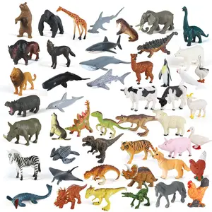 卸売シミュレーション動物恐竜モデル固体ミニ海洋動物海洋動物セットおもちゃ動物モデルおもちゃ