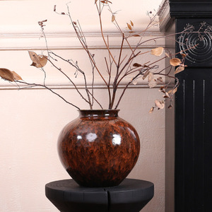 Nuevo diseñador de estilo chino de gama alta, sala de té, combinación de celosía abierta, estudio, jarrones de cerámica y porcelana de estilo antiguo, adorno - Product Image 4