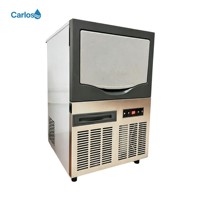 Machine à glaçons encastrable sous comptoir, qualité supérieure des glaçons, protection automatique pour les petites entreprises de restauration