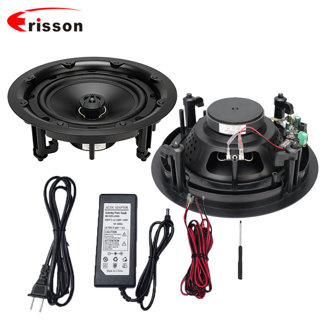 8-Inch 6 Ohm 60 Watts for Ceiling Loudspeaker Fire-Rated Stereo Speaker for Home Theatre Use · image 2