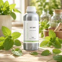 Huile essentielle de mélisse (Lemon Balm) pour diffuseur à bâtonnets, fabrication de bougies d'aromathérapie - Extrait de plante 100% pur et naturel |   En vrac 1 kg