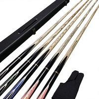 Nouvelle Arrivée - Queue de billard 3/4, pointe de 9,5 mm, bois de frêne, joint en cuivre, queue personnalisée, queue de club pour débutants et professionnels
