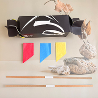 Boîte de calendrier de l'Avent DIY en carton, design personnalisé, faite à la main, pour bonbons de Noël et crackers, 28 cm/11 pouces et 20 cm/8 pouces