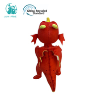 Peluche Dragon Volant Rouge Personnalisée de Haute Qualité Peluche Mignon Jouets en Peluche avec Remplissage en Coton PP