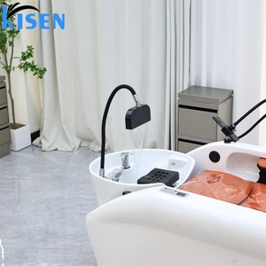 เตียงสระผมอัตโนมัติพร้อมระบบนวดศีรษะ ยี่ห้อ Kisen รุ่น Waterfall Kit ดีไซน์ทันสมัย พร้อมระบบประปาในตัว - Product Image 5