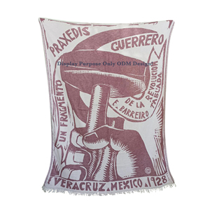 OEM Designs Jacquard <b>Throw</b> Blanket 130x170 cm - 51x67'' Heavy and Luxury 100% Cotton - Jacquard Collection <b>Throw</b> Blanket . - Product Image 4