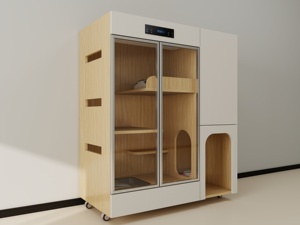 Luz de lujo moderno interior perro gato Animal mascota muebles casa gabinete casas jaulas - Product Image 4